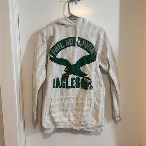 Kid’s Philadelphia Eagles Hoodie - White and Green XL